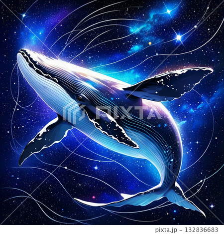 宇宙を泳ぐ鯨 132836683