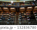 大英博物館　円形閲覧室　図書館　本棚 132836780