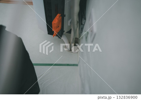 installation of an air conditioner installation of an air conditioner 132836900