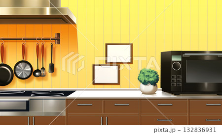現代的なキッチン 132836931