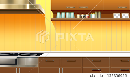 現代的なキッチン 132836936