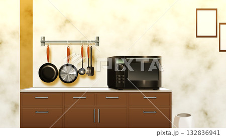 現代的なキッチン 132836941
