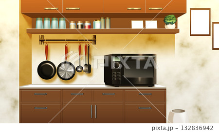 現代的なキッチン 現代的なキッチン 132836942