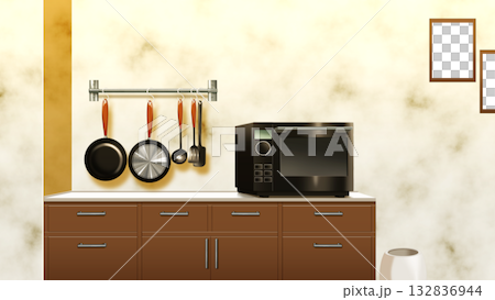 現代的なキッチン 132836944