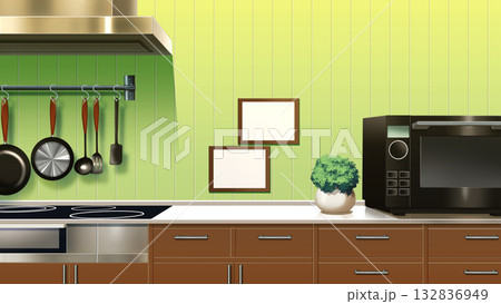 現代的なキッチン 132836949