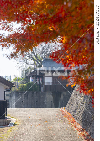 法雲寺周辺の紅葉（京都府京都市北区西賀茂鎮守菴町） 132837317