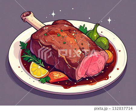 異世界の肉料理 132837714