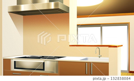 現代的なカウンターキッチン 現代的なカウンターキッチン 132838084