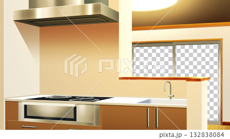 現代的なカウンターキッチン 現代的なカウンターキッチン 132838084