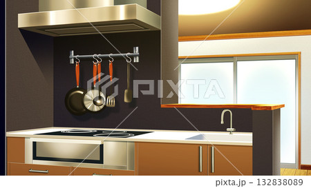 現代的なカウンターキッチン 現代的なカウンターキッチン 132838089