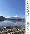 河口湖から見る富士山 132838134