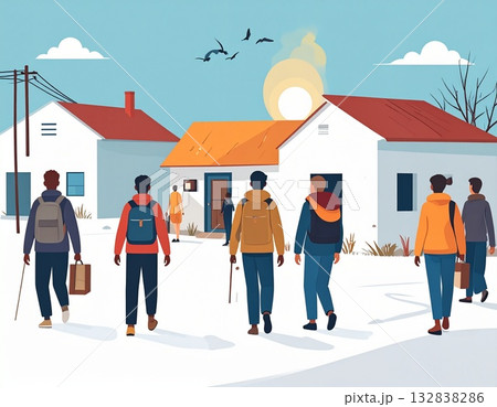 帰宅難民 132838286