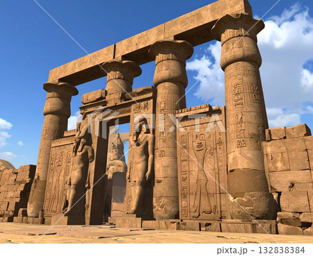 古代エジプトの大きな扉 古代エジプトの大きな扉 132838384