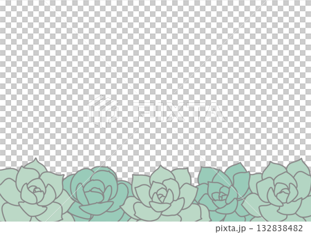 多肉植物架水平底部 132838482