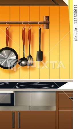 現代的なキッチン 132838611