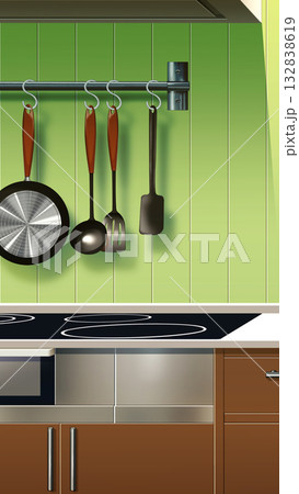 現代的なキッチン 132838619