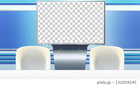 News program studio News program studio 132839245