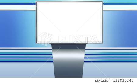 ニュース番組のスタジオ 132839246