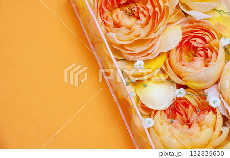 主にオレンジカラーのバライメージ素材 132839630