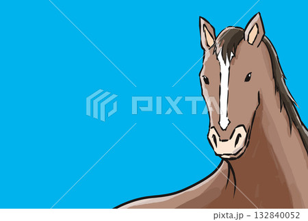 和風和柄年賀状素材 132840052