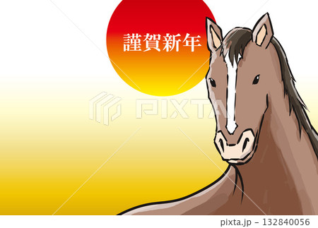 和風和柄年賀状素材 和風和柄年賀状素材 132840056