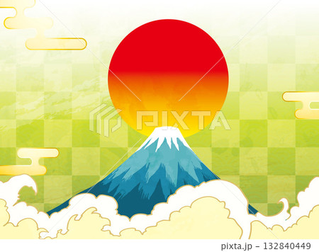 年賀状、馬、午、午年、正月、富士山、富士、和風、イラスト、初日の出、新年、日の出、年賀 年賀状、馬、午、午年、正月、富士山、富士、和風、イラスト、初日の出、新年、日の出、年賀 132840449
