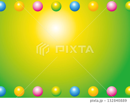 カラフルな丸円の背景 132840889