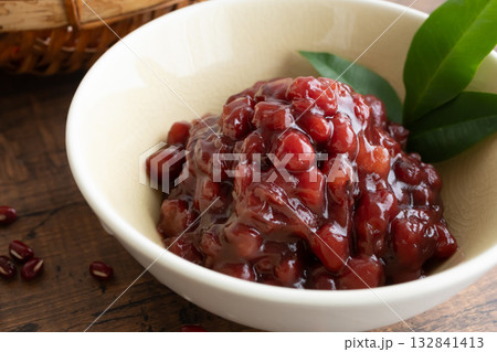 小豆のあんこ 粒あん 小豆のあんこ 粒あん 132841413