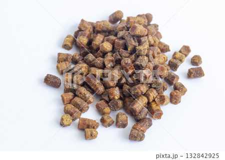 Shot of the bee bread on the white background 132842925