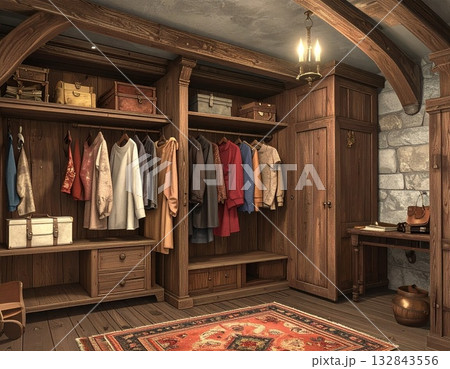 中世のクローゼット 132843556