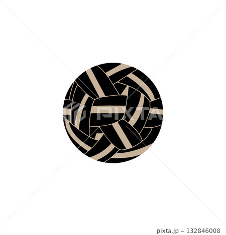 takraw ball icon, vectors illustration. 132846008