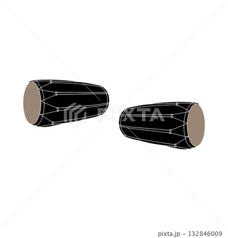 drum icon, vectors illustration, symbol design drum icon, vectors illustration, symbol design 132846009