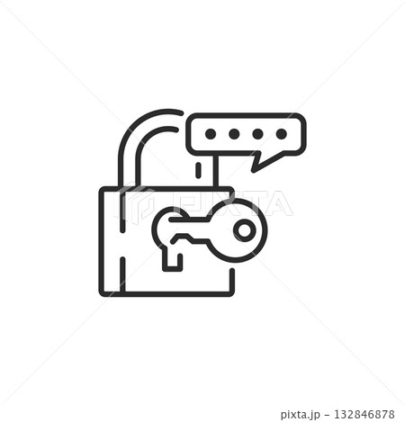 Password Unlock Icon Password Unlock Icon 132846878