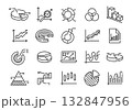 Analytics Chart Icons Set 132847956