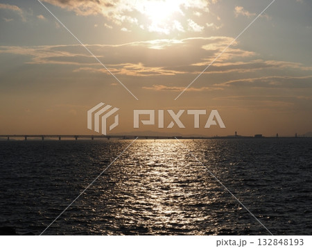 関空の夕景 関空の夕景 132848193