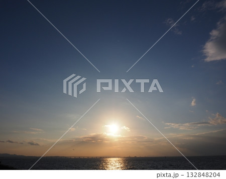 関空の夕景 132848204