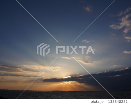 関空の夕景 132848221