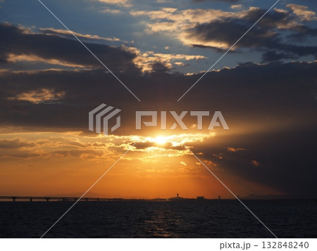 関空の夕景 関空の夕景 132848240