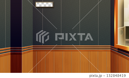 無人のラジオブース 132848419