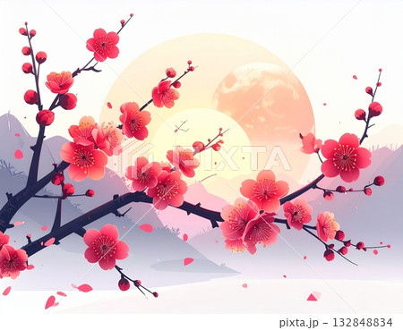 和風　花 132848834