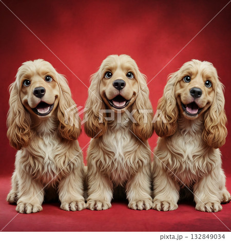 Cute pets are dogs 132849034