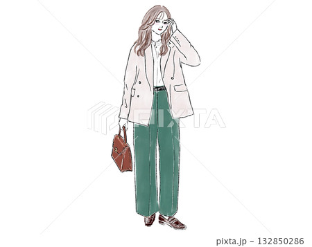 オシャレな女性 132850286