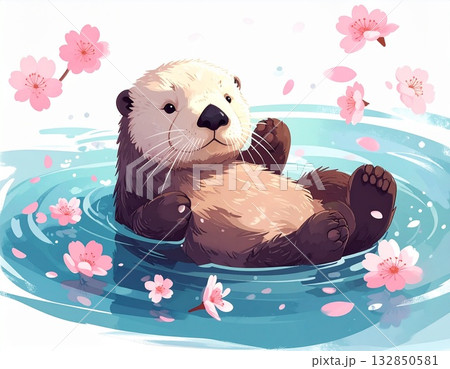 ラッコ　春 132850581