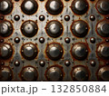 an AI Image Generator, Rusty Studded Surface, Texture, Pattern and History Closeup in Detail 132850884