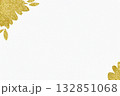 白い背景に金の模様のテクスチャー 132851068
