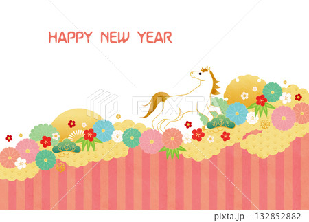 午年-年賀状テンプレ-け2-2 132852882