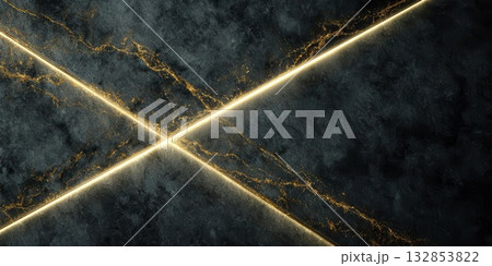 Elegant Gold Veins on Dark Marble Texture Background Elegant Gold Veins on Dark Marble Texture Background 132853822