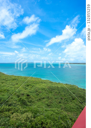 来間島 展望台からの景色 来間島 展望台からの景色 132855259