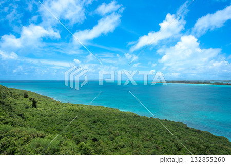 来間島 展望台からの景色 132855260