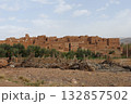 View to Ouarzazate old city aka kasbah and Crane nest, Morocco View to Ouarzazate old city aka kasbah and Crane nest, Morocco 132857502